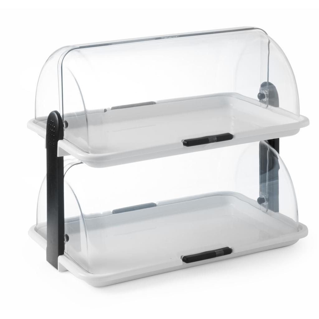 Food Display Cabinet With Rolltop Cover, Double - Hendi 871713