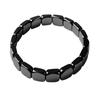 Браслет из гематита для мужчин Верните себе преимущество Уверенность Натуральный камень гематит Эластичные лечебные браслеты с бусинами Подарочные украшения