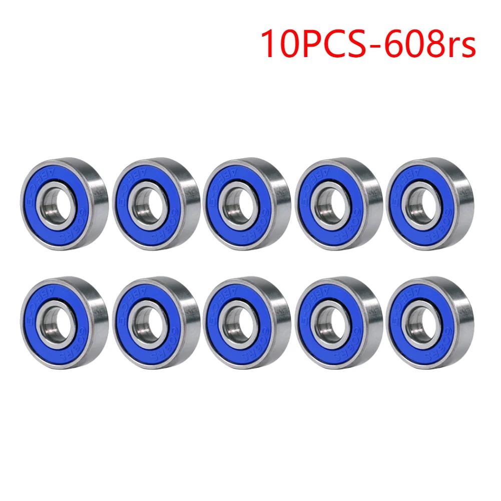 20/10 шт. Шариковые подшипники 608zz/608rs ABEC-9/7 Миниатюрные подшипники Глубокий паз Роликовый подшипник из углеродистой стали для скейтборда