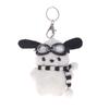 Swim Goggles Pochacco Plush Toy Cartoon Scarf Puppy Pendant Soft Stuffed Doll Keychain Car Key Ring Backpack Bag Decor
