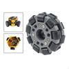 Robot Omni Wheel Multidirectional DIY Toy Components 3.94inch Assembly Replaces Rubber Roller