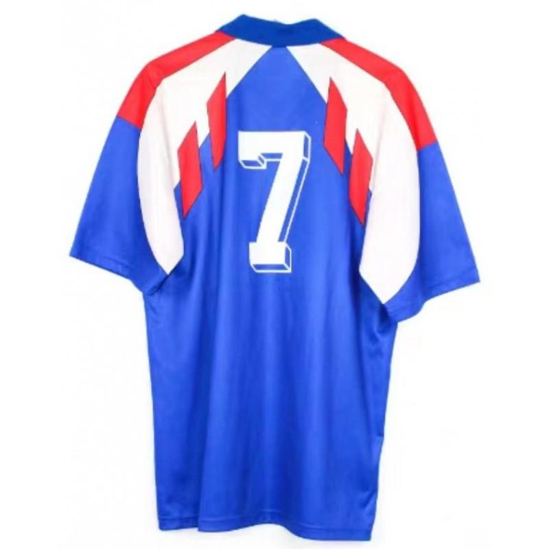 Retro Football Jerseys C Ronaldo Zinedine Zidane Paolo Maldini Edgar Davids Miroslav Klose National Team Short Sleeve Sports
