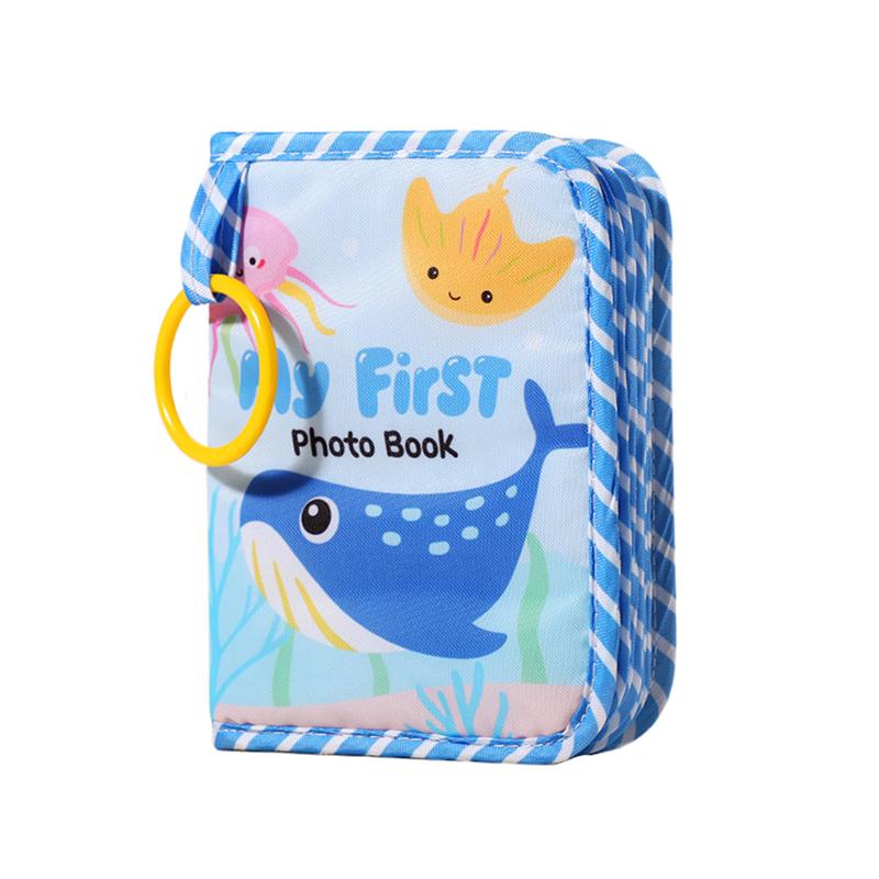 Baby Po Album, Baby Po Album Holds Pictures My First Soft Cloth Family Pos Book With Removable Hook