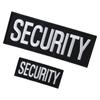 2 Pack Large Security Vest Small Security Badge Officer Patch Security Patches  Jacket