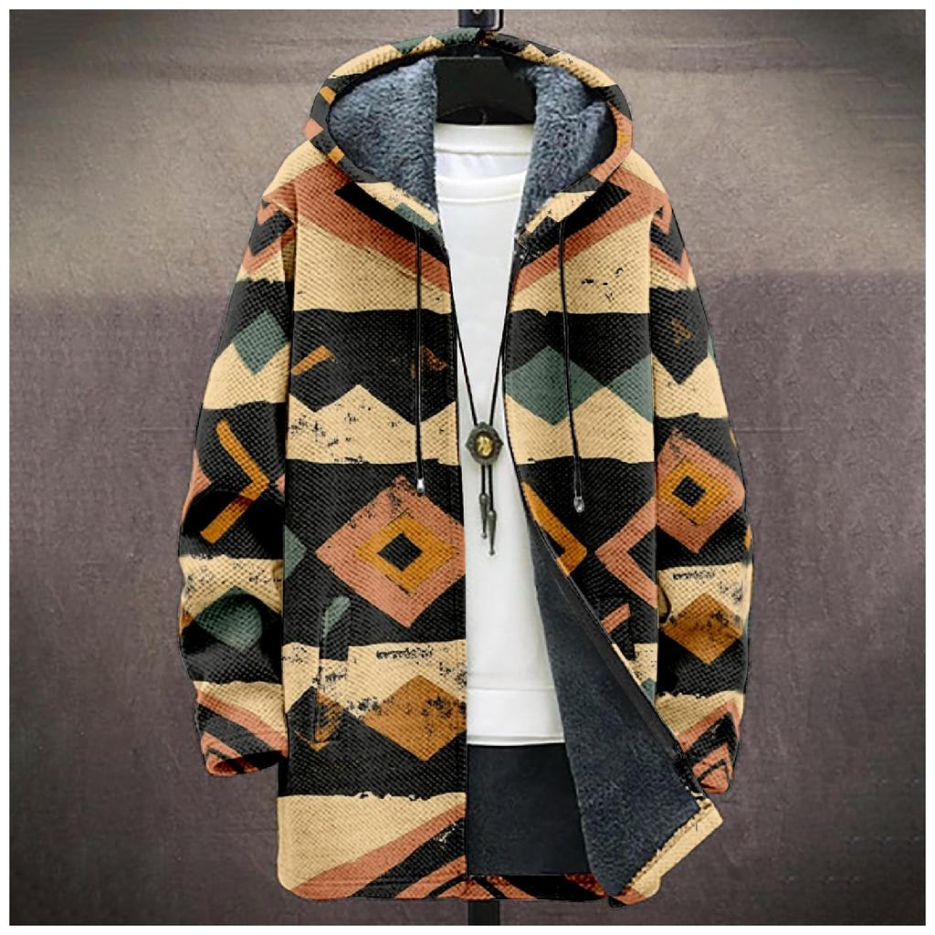 Мужская утолщенная куртка на пуговицах с двойным карманом и карманной вставкой, хлопковая куртка