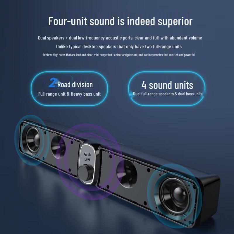 Проводная настольная звуковая панель SOAI S100