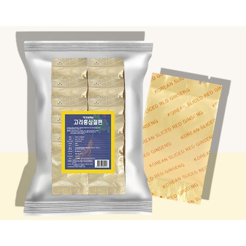 Natural Herb Korean Red Ginseng Slices, Economical Type, 200g, 3 Pieces