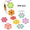 500 Butterfly Flower Stickers Colourful Butterfly Appliqués Floral Stickers Gift Tag Stickers Party Decorations