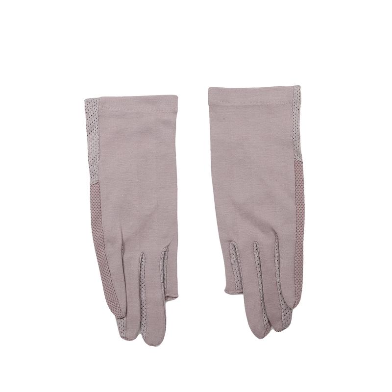 Женские летние тонкие короткие перчатки из полиэстера и хлопка, спортивные нескользящие дышащие перчатки для вождения и езды, солнцезащитные перчатки