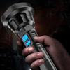LED Flashlight Multifunctional Waterproof Flashlight Searchlight USB Charging Handheld Lantern Power Display Outdoor Accessories