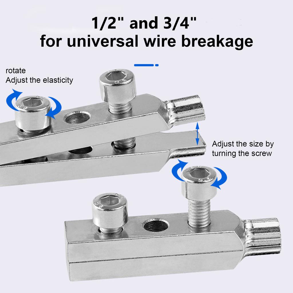 Улучшенный экстрактор винтов Эффективный экстрактор винтов Универсальный инструмент для удаления винтов Простой в использовании для ремонта водопроводных труб