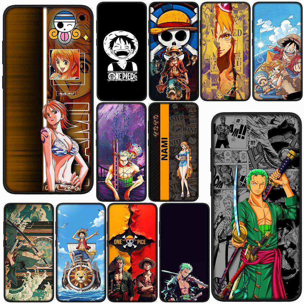 for Motorola Moto G86 G57 G67 G24 G15 G54 Power G13 G14 G34 G35 G45 G53 G55 G64 G75 G72 Case One Pieces Luffy Roronoa Zoro Nami