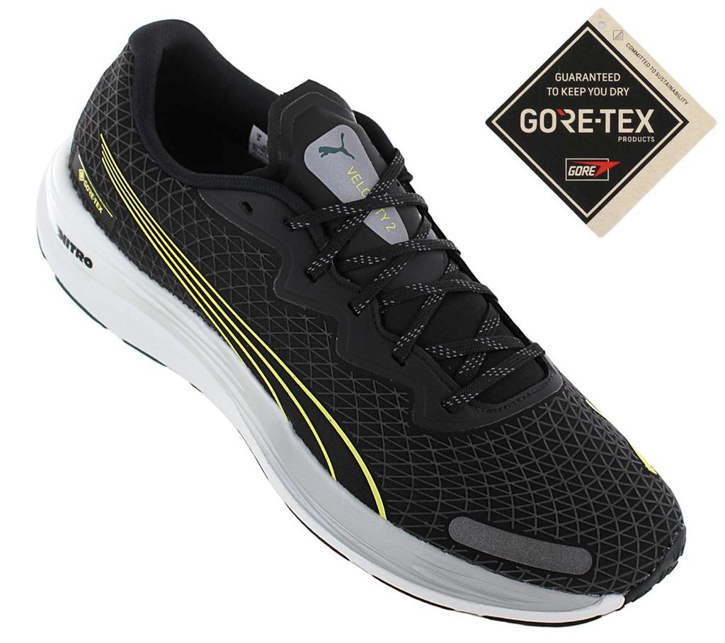 Puma Velocity NITRO 2 GTX - GORE-TEX - Men's Running Shoes Black 377507-04 ORIGINAL