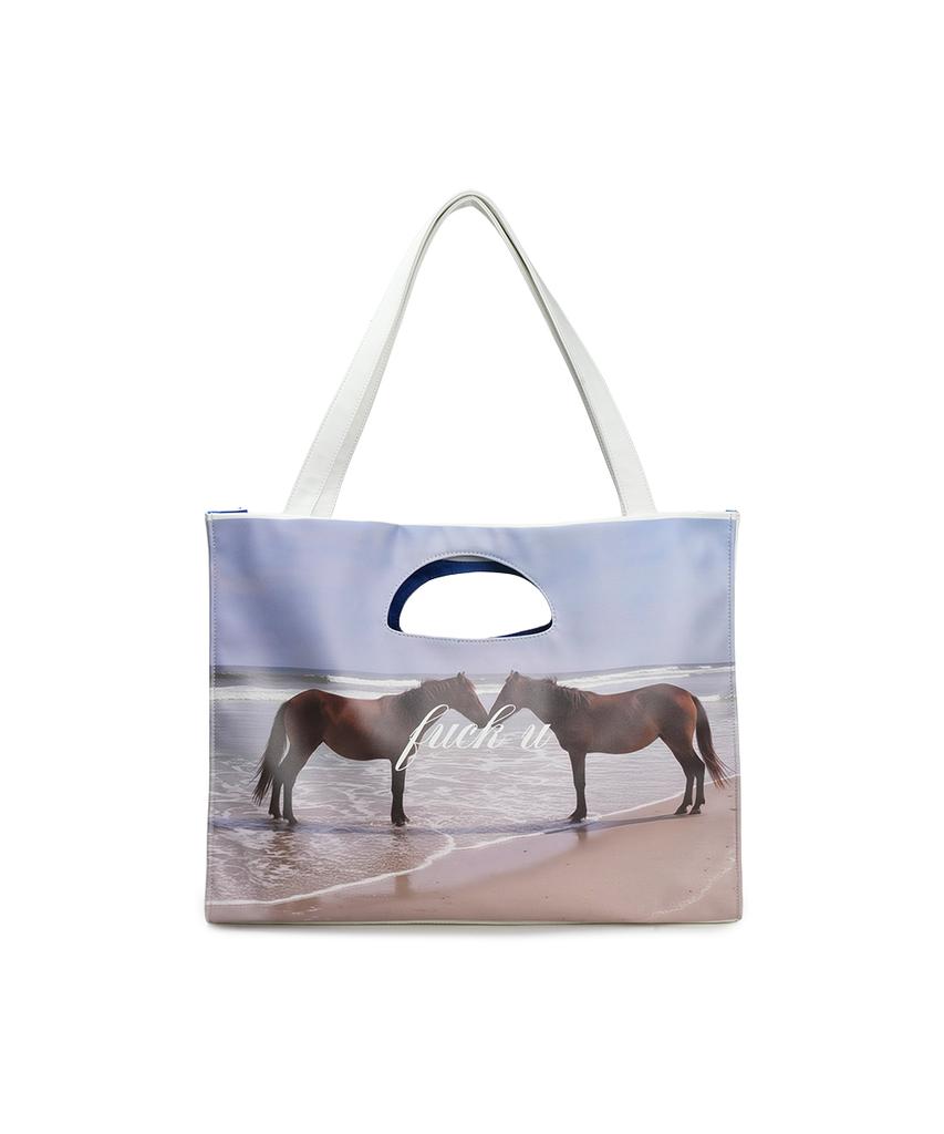 Grailz Two Face Tote Bag [Blue]