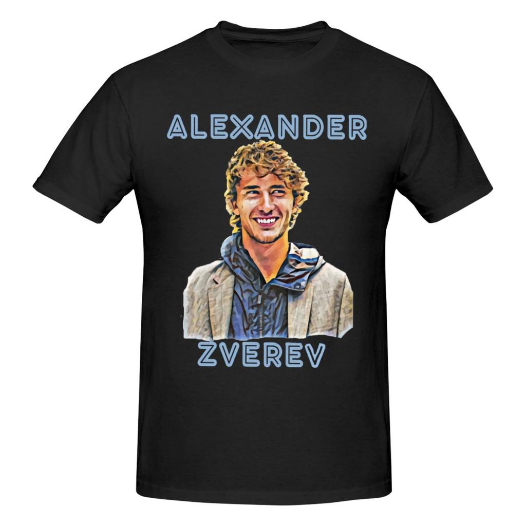 Alexander Sascha Zverev Tenis Trendy T Shirts Graphic Y2k Idea Cotton Unisex Wounisex Tshirt Clothing