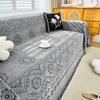 EIFLOY-Bohemian Sofa Cover for Living Room, 3 Seater, Chenille Slip Covers, Universal CouchTowel, One Piece, for All Season