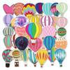 50 Hot Air Balloons Doodle Cartoon Fresh PVC Creative Guka Waterproof DIY Skateboard Water Cup Suitcase Sticker