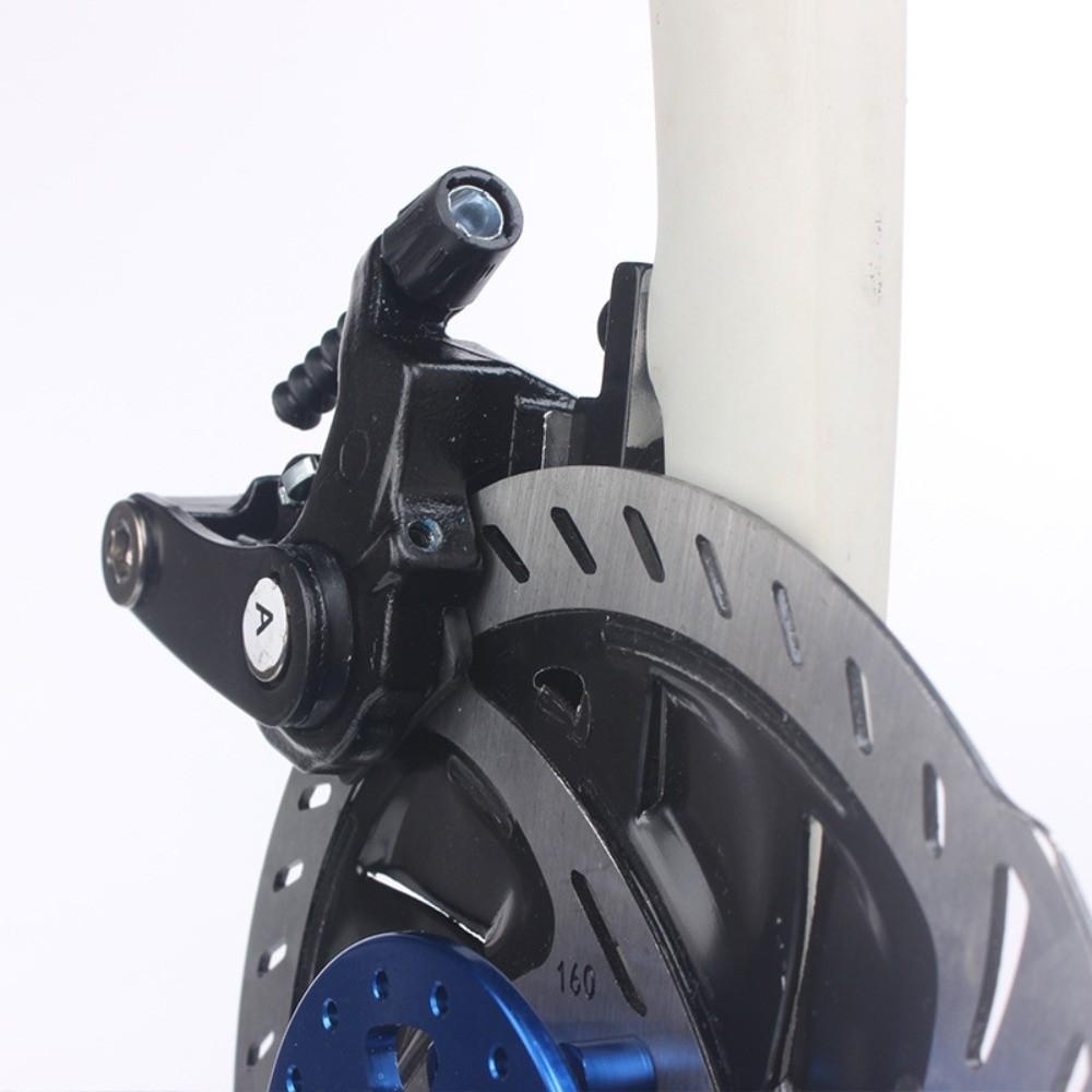 Black Road Bike Brake Caliper Aluminum Alloy Flat Mount Brake Caliper  Front Fork Installation