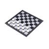 1 Set Checkers Durable Folded Plastic Chess Checkers Checkers Set Draughts for Kids Children Adults