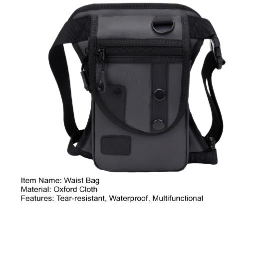 Уличная поясная сумка Тактическая набедренная сумка с набедренным ремнем Водонепроницаемая наплечная сумка Спортивная поясная