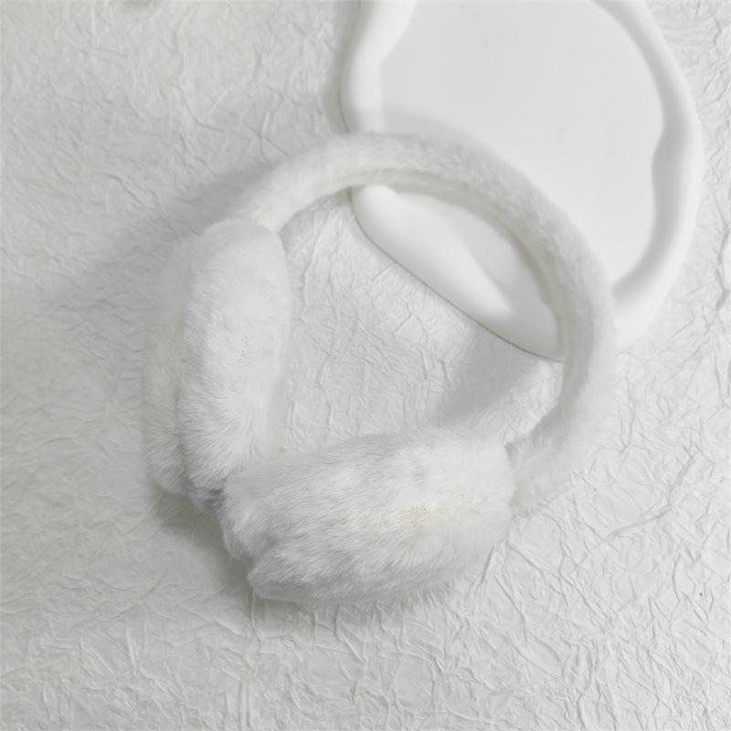 Зимние плюшевые наушники: Универсальный, Однотонный и Защищающий от холода