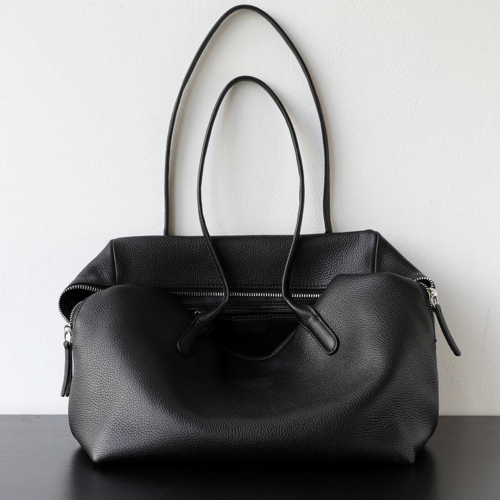 Нишевая роскошная импортная сумка-подмышка из коровьей кожи первого слоя, минималистичная свободная ленивая сумка на плечо, простая сумка-тоут