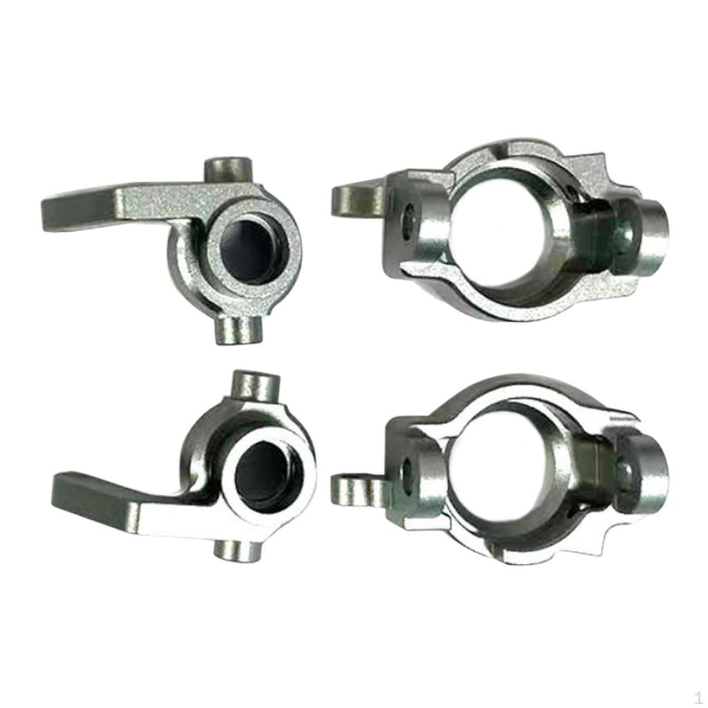 1/10 RC Steering Joints and 2x C Shaped Hubs Carrier for ZD 9101 9102 1:/10 Hobby Car, Crawler,