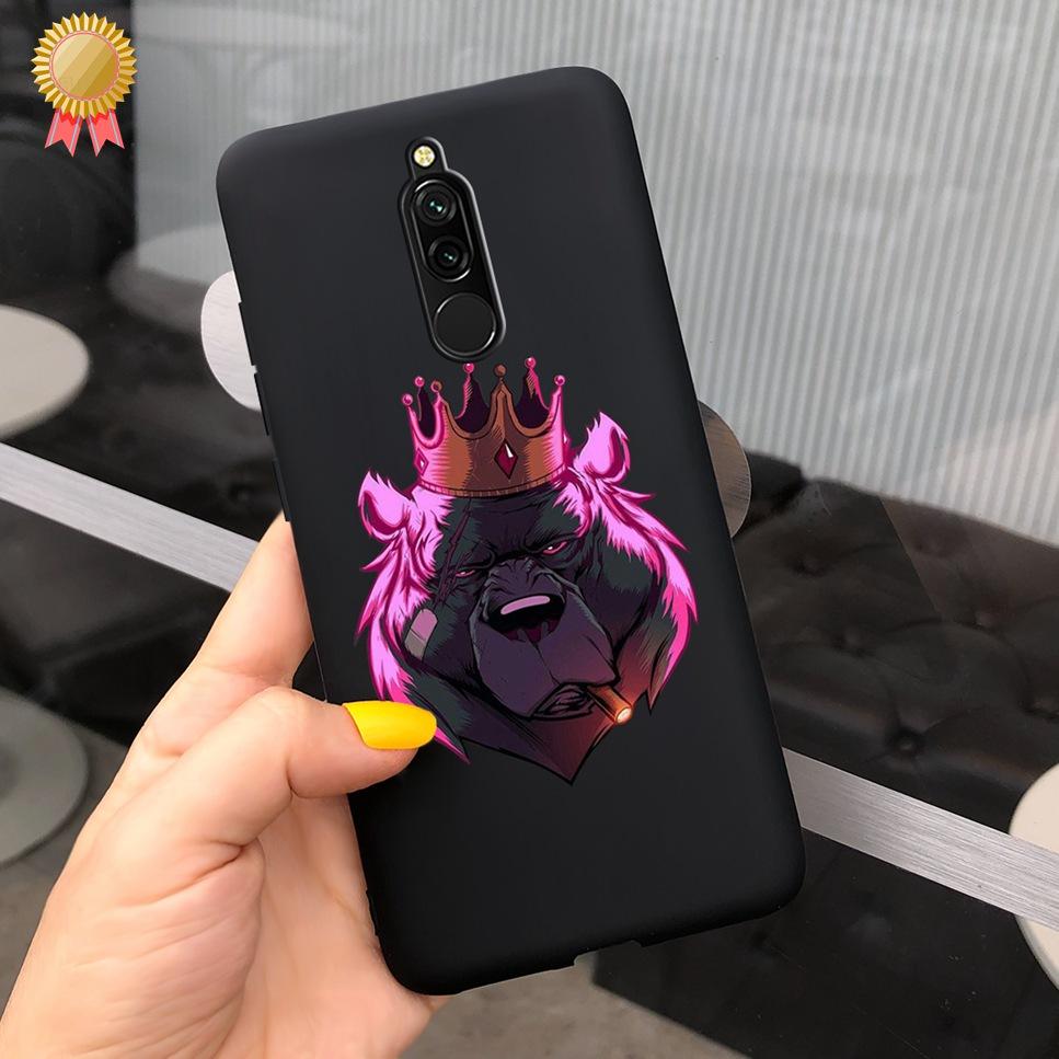 Чехол для Redmi 8 Чехол Redmi8 Животные Мультфильмы Расписной Мягкий Силиконовый Чехол для Телефона Для Xiaomi Redmi 8 Hongmi 8 6.22 Чехол Fundas
