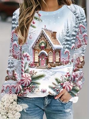 Женские толстовки с капюшоном,3D-печать,O-образный вырез,длинный рукав,повседневный,легкий топ,хэллоуин,хип-хоп,большой размер,мода