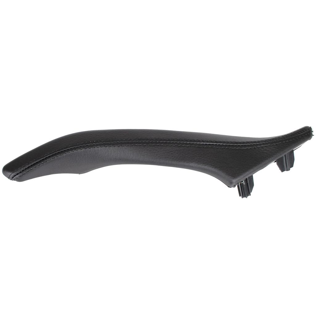 BMW 5 F10 F11 09-17 Interior Handle Black Front Left Door 1-Hole & Interior Handle Black Leather Front Right Door, 2 Pcs Set
