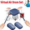 Электрические воздушные барабанные палочки Профессиональные электронные виртуальные воздушные барабанные палочки Педали Виртуальная реальность Барабанная установка Подарок для взрослых детей