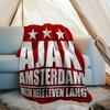 AFC Ajax printed throw blanket—soft,warm;versatile blanket for all seasons—perfect as &air-conditioning throw,nap blanket