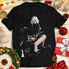 Футболка с коротким рукавом Taylor Momsen Черная с подписью Pretty Reckless S-4XL