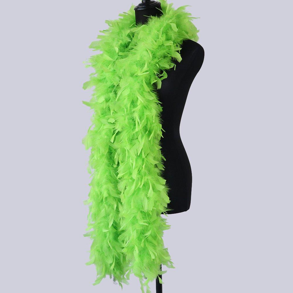 2M Turkey Marabou Feathers Boa 90g Colored Plumas Dress Shawl DIY Craft Wedding Scarf Decor Sewing Costume Party Cosplay Dress