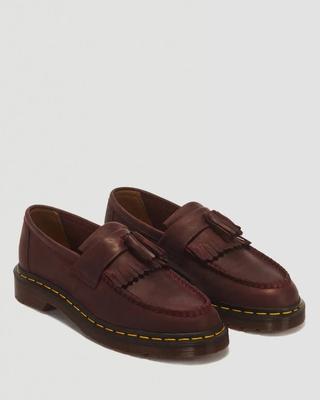 30917600 Dr.Martens Лоферы Adrian с кисточками "Вишнево-красный" (Мужской)