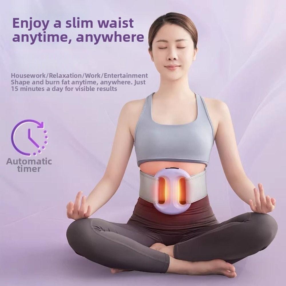 Portable Electric Fascia Massage Ring Adjustable Speed Muscle Handheld Massager Back Waist Leg