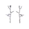 Женщины Птицы Ветки Деревьев Форма Серьги Лаконичные Ушные Шпильки Ювелирные Изделия