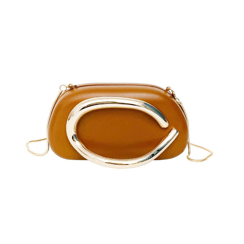 Personalized and creative small bag women's 2025 new European and American fashion niche shoulder bag chain crossbody heterosexual box bag