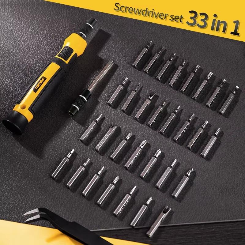 33 Piece Precision Screwdriver Set Multifunctional Magnetic Hexagon Torx Screwdriver Disassembly Repair Tool Sets