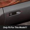 Aluminium Alloy Car Co-pilot Glove Box Switch Frame Trim Strip For Mercedes Benz C Class W204 2008-2013 Interior Accessories