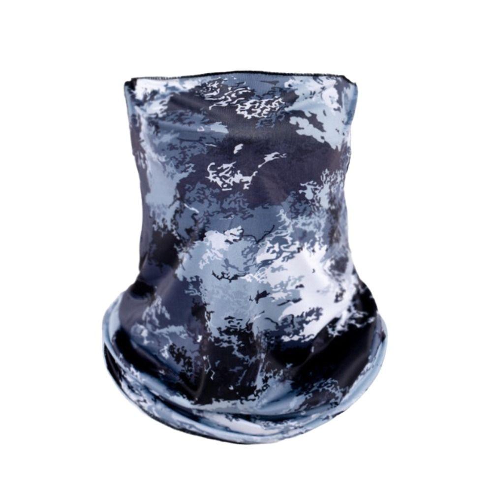 Breathable lce Silk Bandana Hanging Ear Face Cover Scarf Neck Protection Cycling Balaclava  Summer