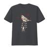 Vintage Indie Rock Big Thief Bird Guitar Line Art Print Casual T Shirt vintage Washed Stylish homme graphic Unisex Slightly