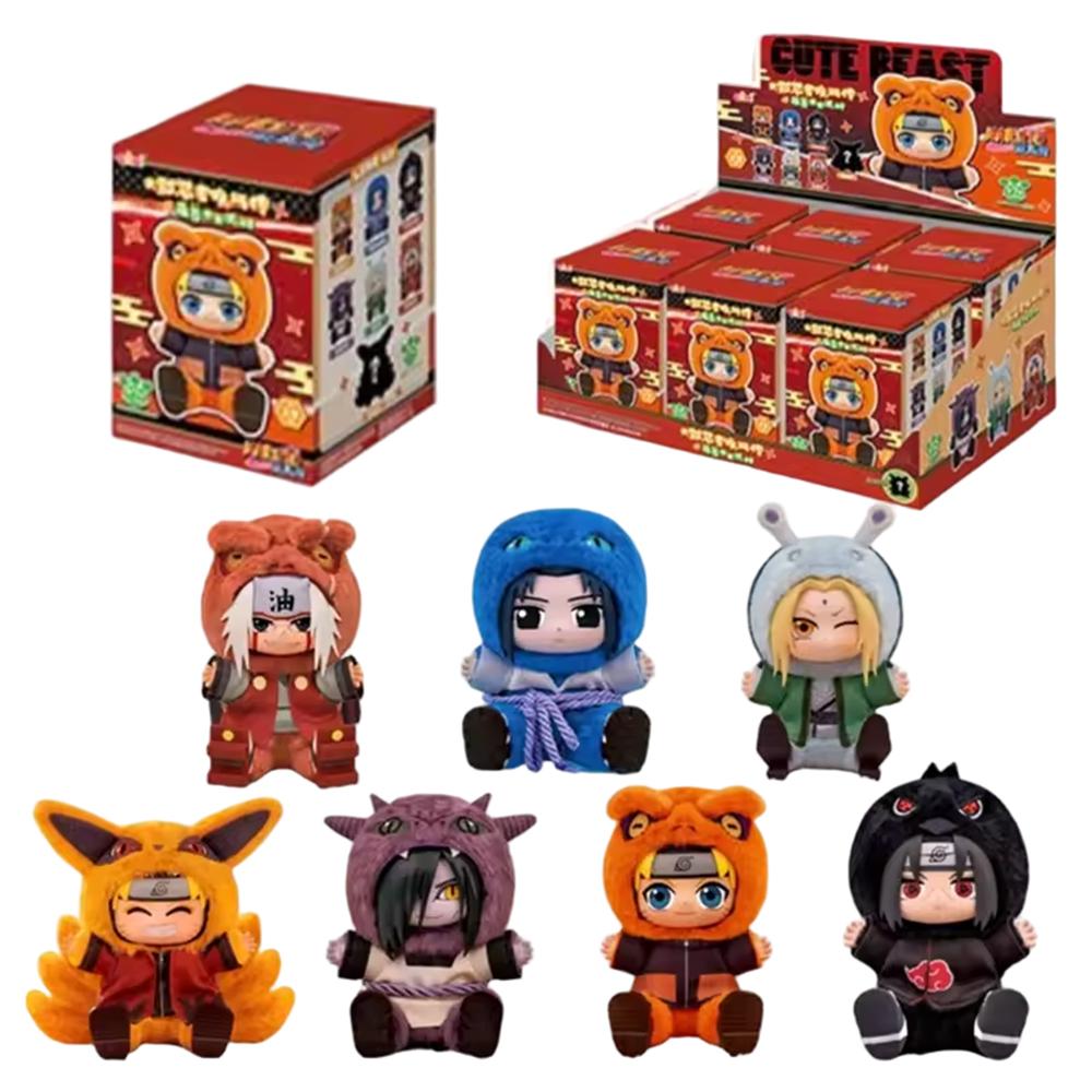 Новейшая Оригинальная Серия Eaki Naruto Милая Вечеринка Зверей V2 Виниловая Плюшевая Кукла Украшение для Рюкзака Брелок Рождественский Подарок для Девочки