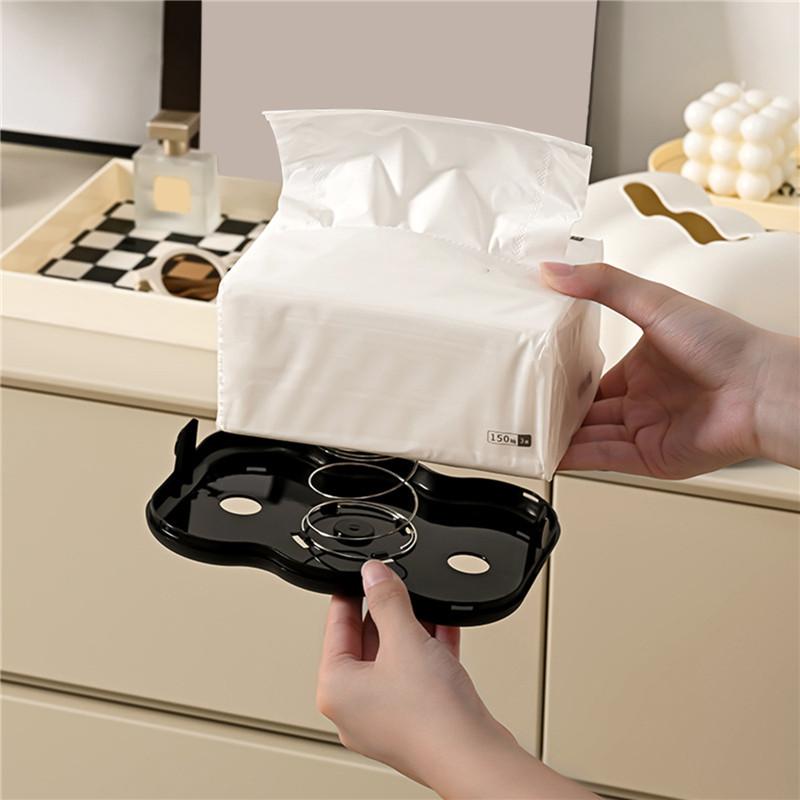 Unique Tissue Box Holder Paper Dispenser For Bathroom Or Dining Table Stylish Tissue Organizer Decorative Napkin Bubble Design