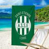 1pc Saint-Etienne Beach Towel, Beach and Seaside Swimming Pool Equipment, Fashion Pattern, Rectangular, Travel Essentials