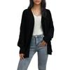 Women's Solid Color Loose Knit Long Sleeve Loose Cardigan Coat For Women