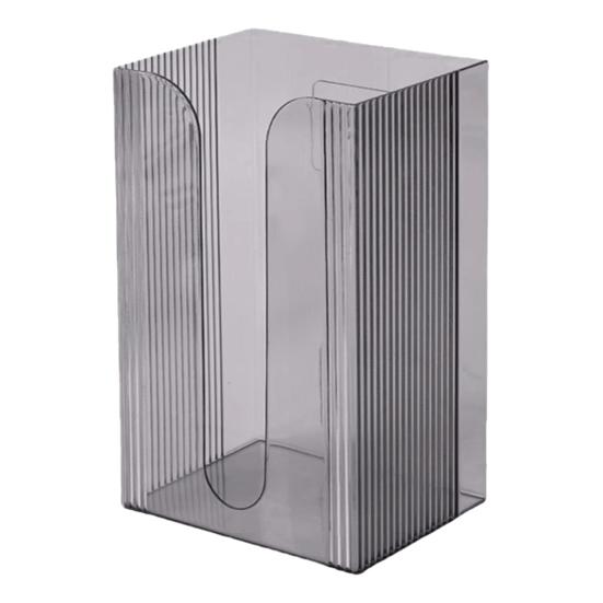 Настенный держатель для салфеток большой вместимости с прозрачным дизайном, простая установка, коробка для туалетной бумаги для ванной комнаты