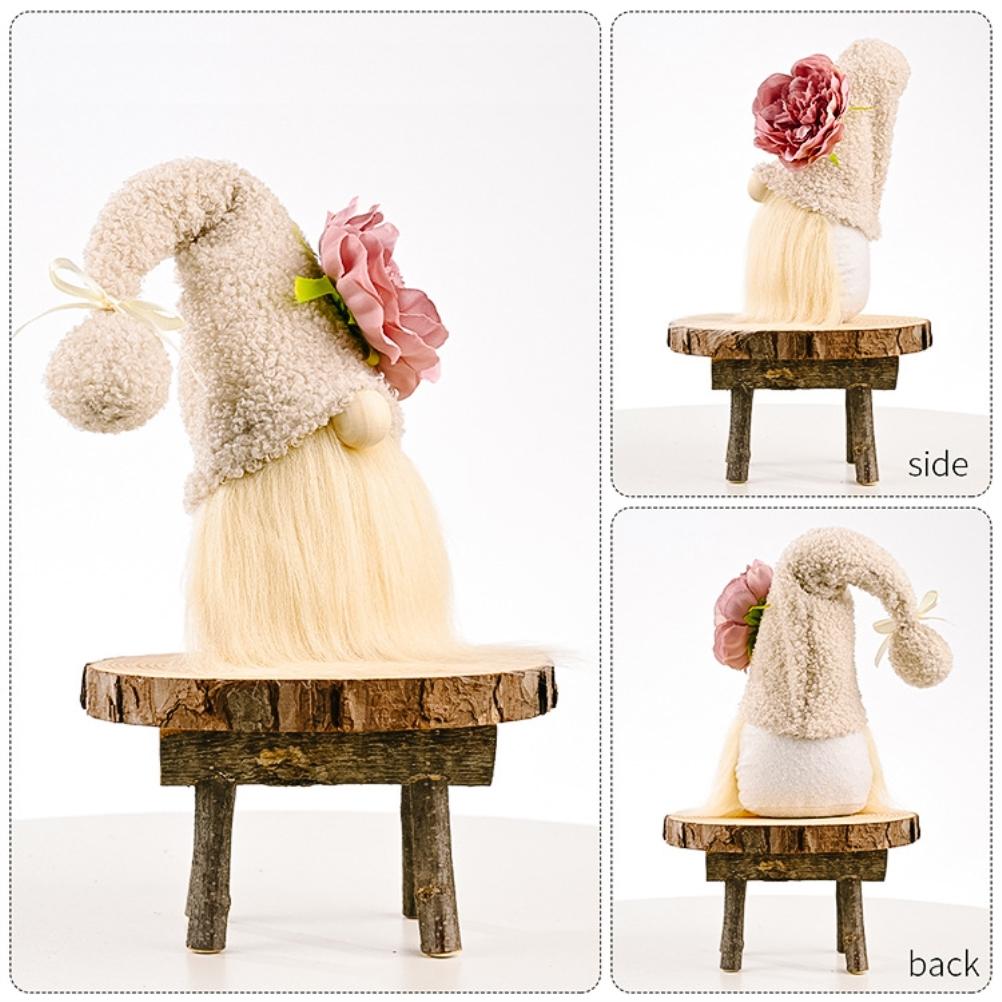 День матери Гном Плюшевый Эльф Украшения Безликая Кукла Многоярусный Поднос Фермерский Дом Домашний Настольный Орнамент