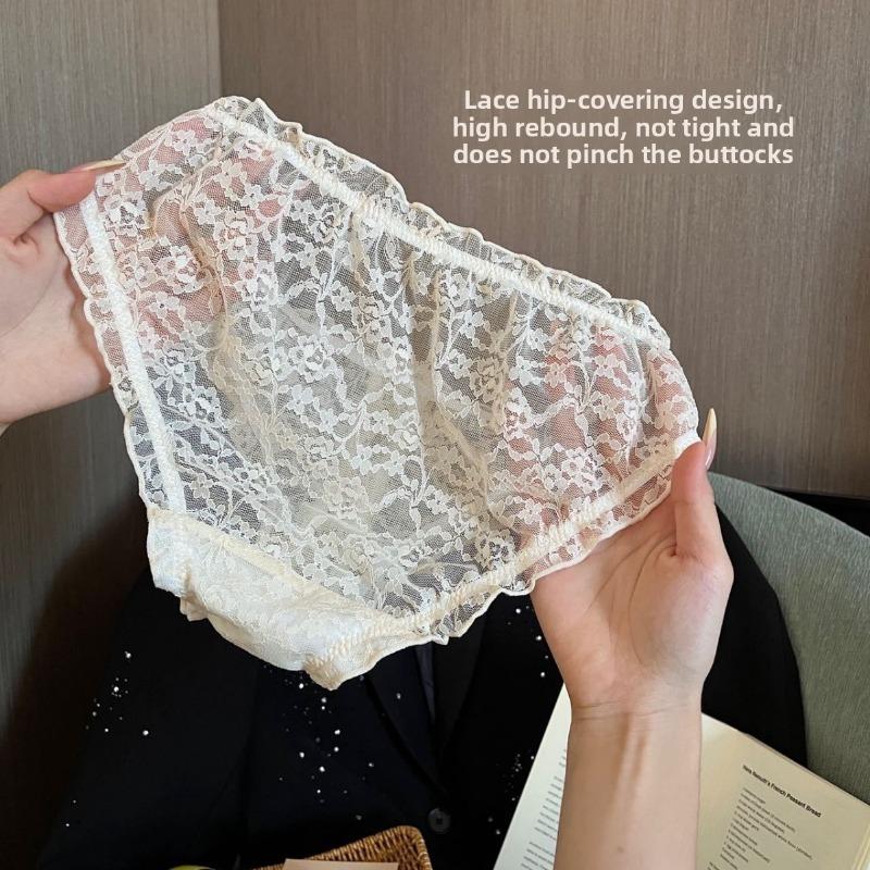 Женские Новые Летние Сексуальные Милые Кружевные Дышащие Треугольные Трусы