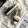 Cotton Shoes Velvet Low-top Canvas Shoes Women's Shoes Winter